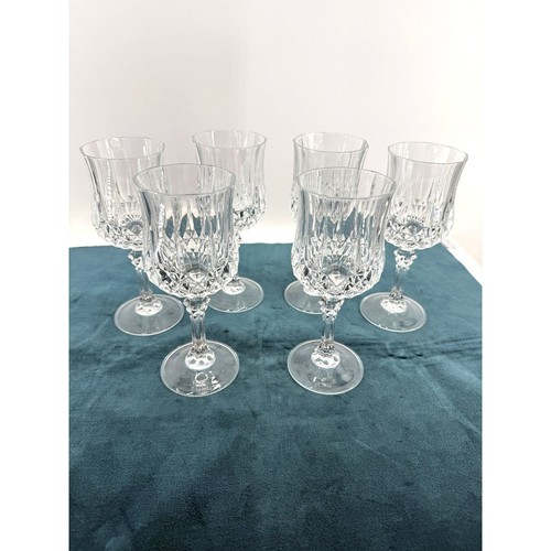 Crystal cut glass wine water - wine,