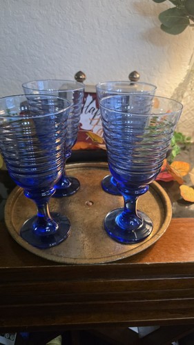 Vintage libbey cobalt - cobalt, blue