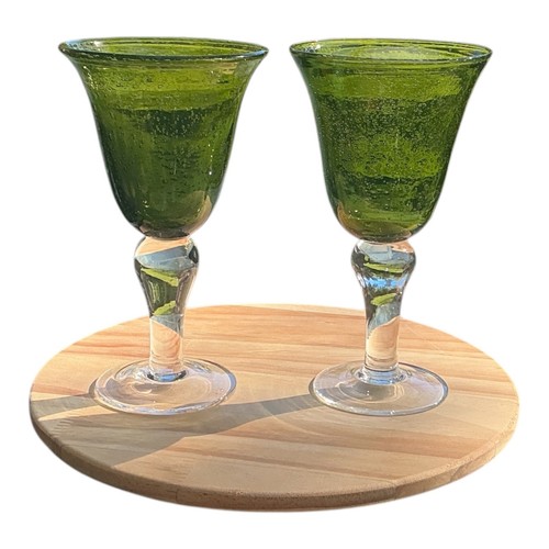 Artland green bubble blown - green,