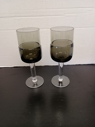 Vintage pair pier smokey - pair, 1