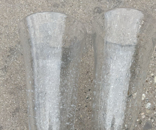 Champagne glasses hand blown - glasses,