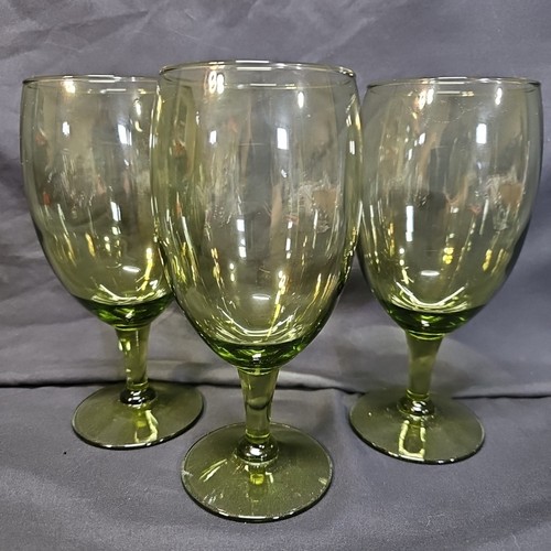 Vintage glass green wine - glass,